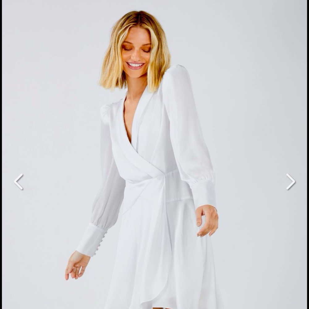NWT BCBG white dress size 0